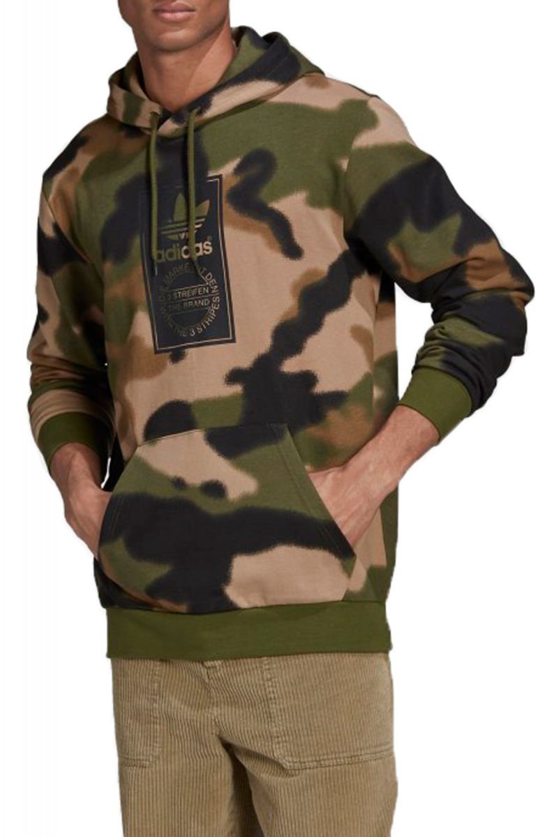 ADIDAS Camo Allover Print Hoodie GN1879 - Karmaloop