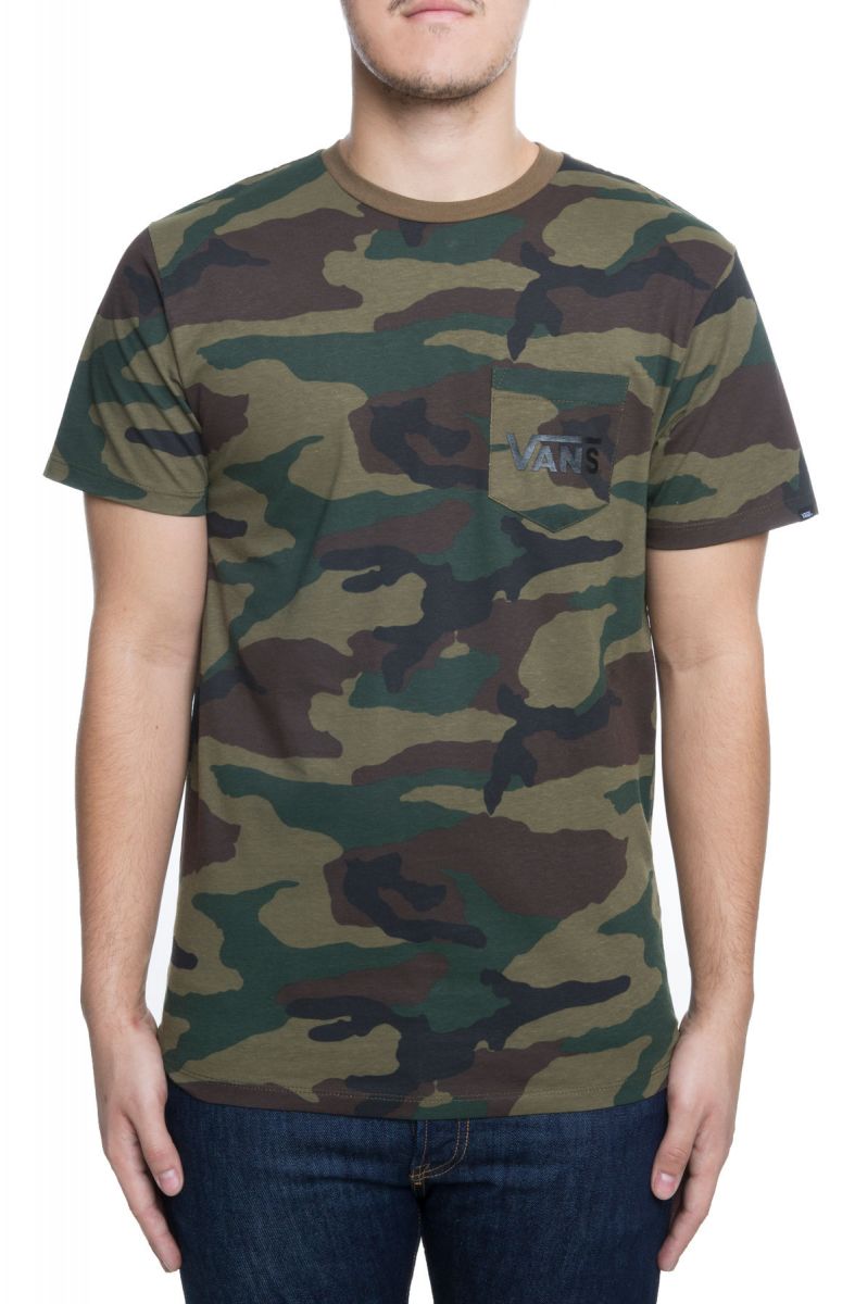 VANS The OTW Classic Tee in Camo and Black VN0A2YQVCAK-CMO - Karmaloop