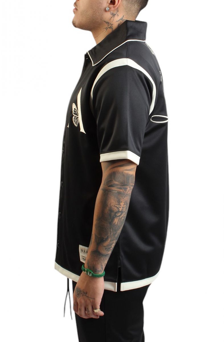 MITCHELL & NESS Mitchell Ness x Waraire Black Full-Snap Shooting