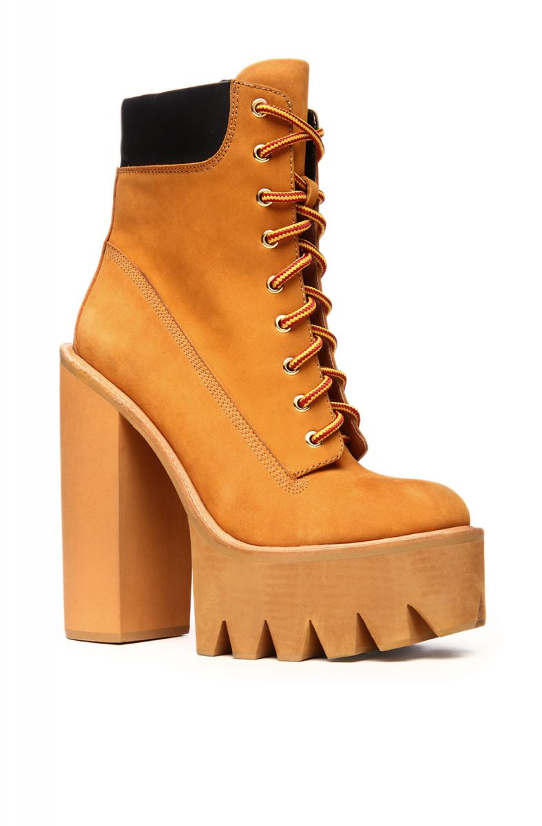 Jeffrey Campbell Boot The HBIC Exclusive in Tan