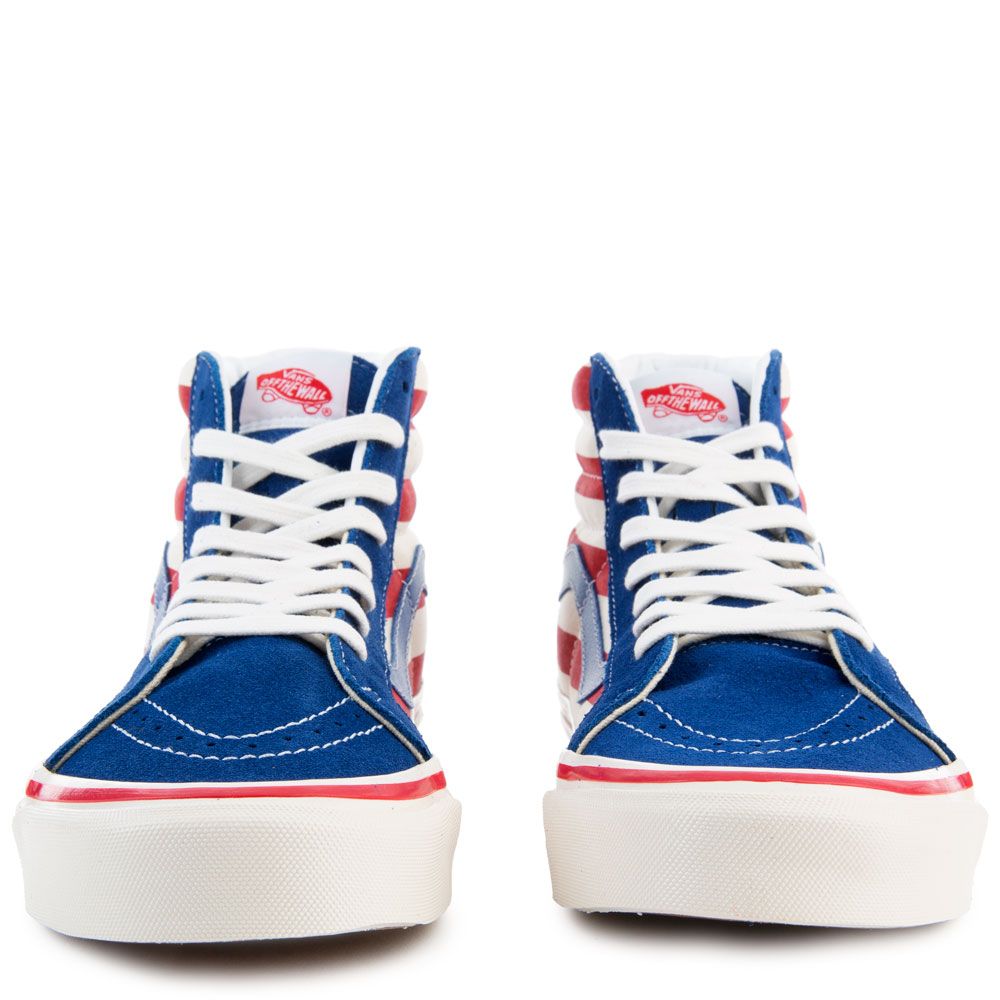 VANS Sk8-Hi 38 DX Murica in Blue/Red VN0A38GFXKI - Karmaloop