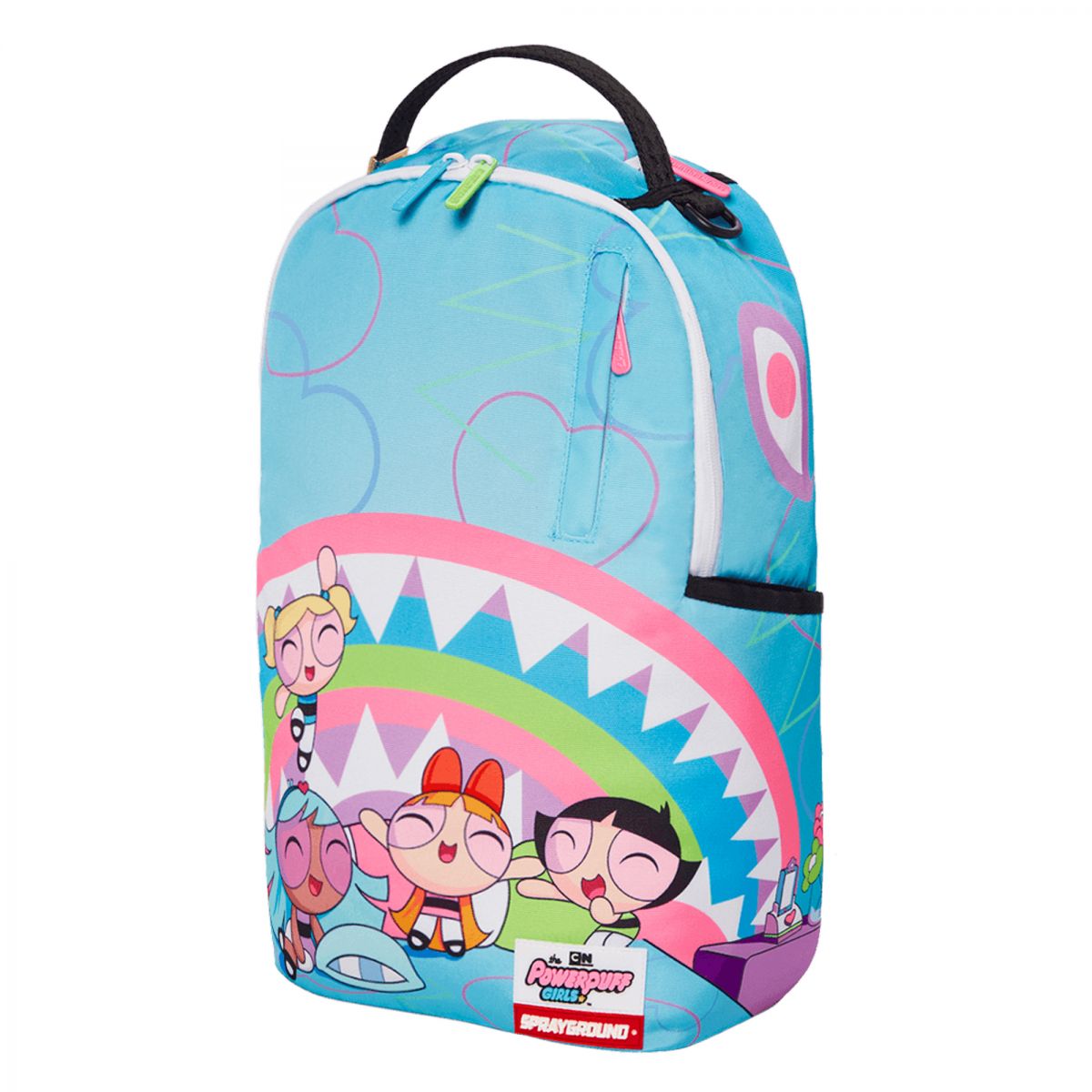 Sprayground x The Powerpuff Girls Backpack On The Run Pink Bag BRAND N –  Yvonne12785
