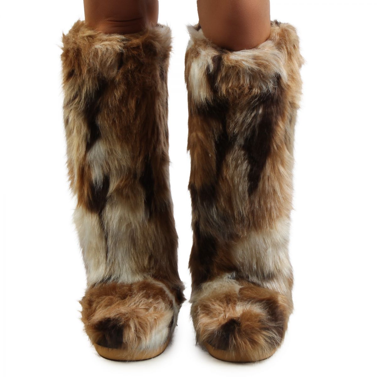 AZALEA WANG Fennec- Fur Boot FENNEC-MULTI - Karmaloop