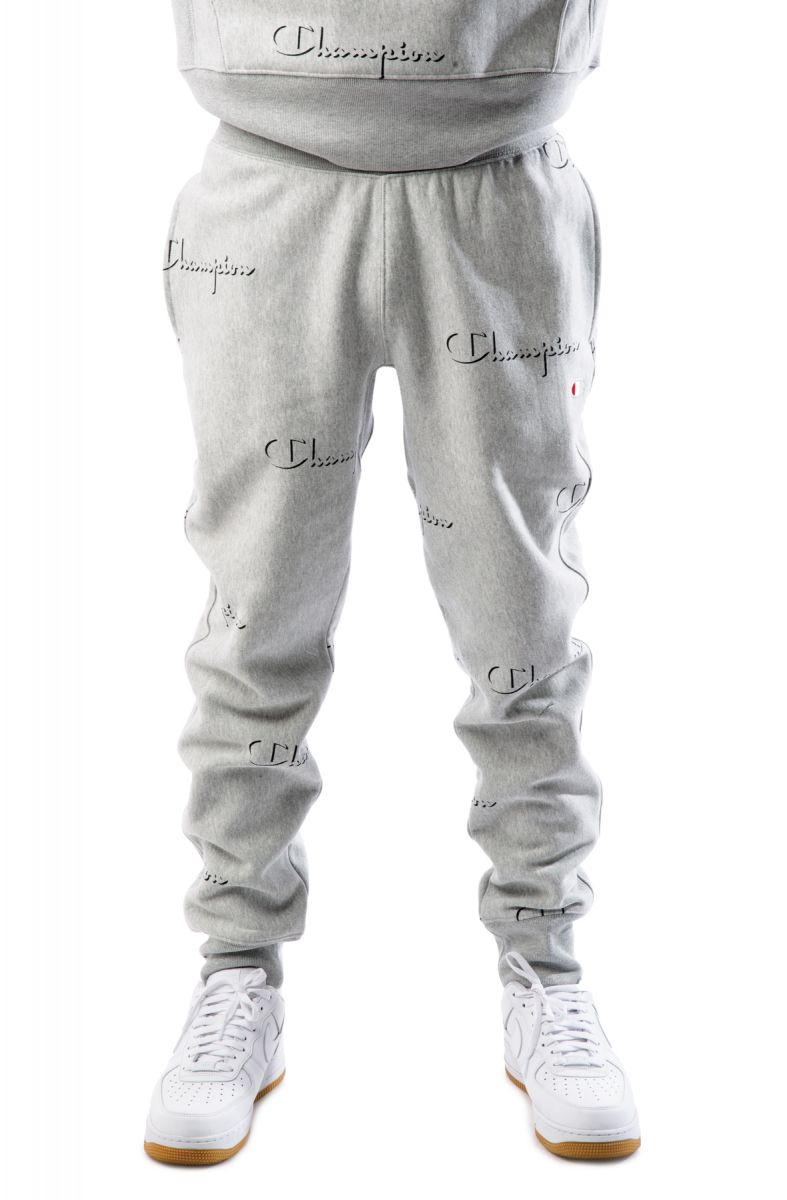 mens reverse weave joggers