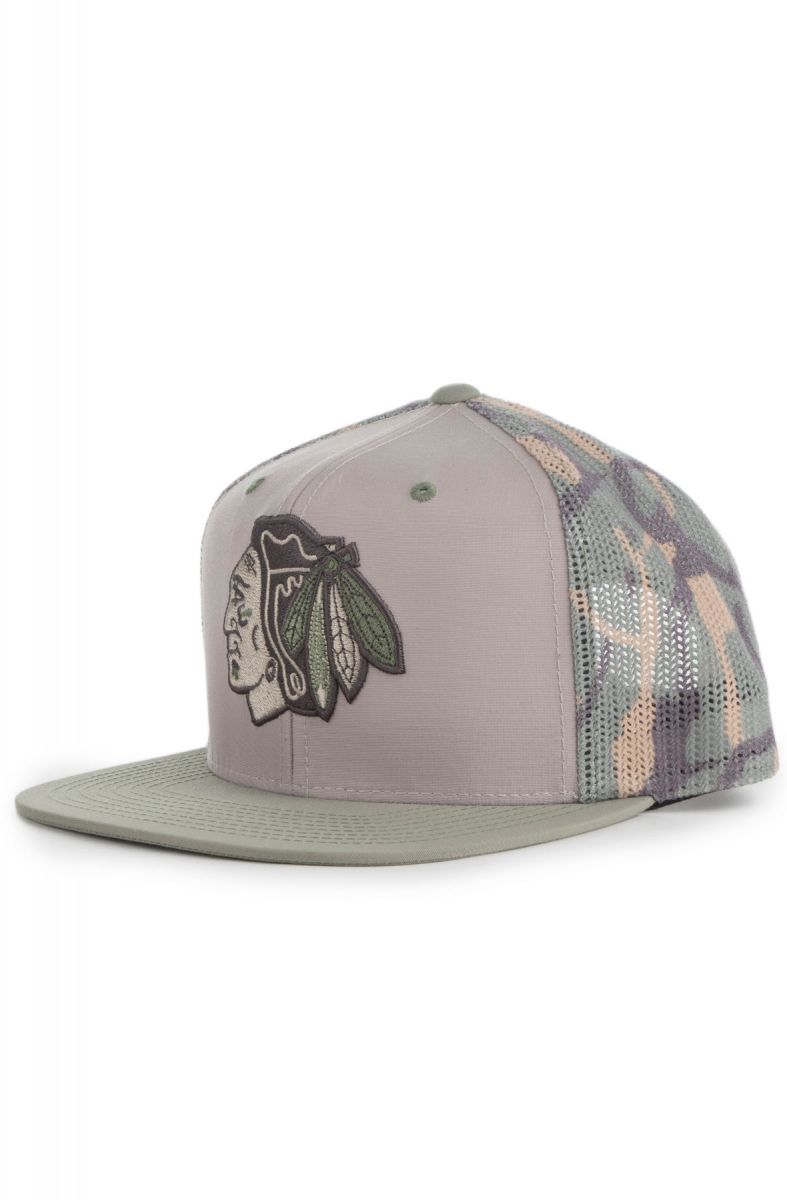 camo blackhawks hat