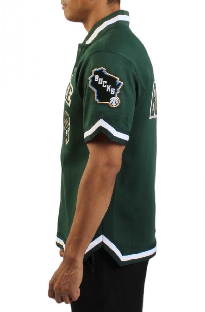 PRO STANDARD Milwaukee Bucks Warm Up Jersey BMB1515544-FOR - Karmaloop