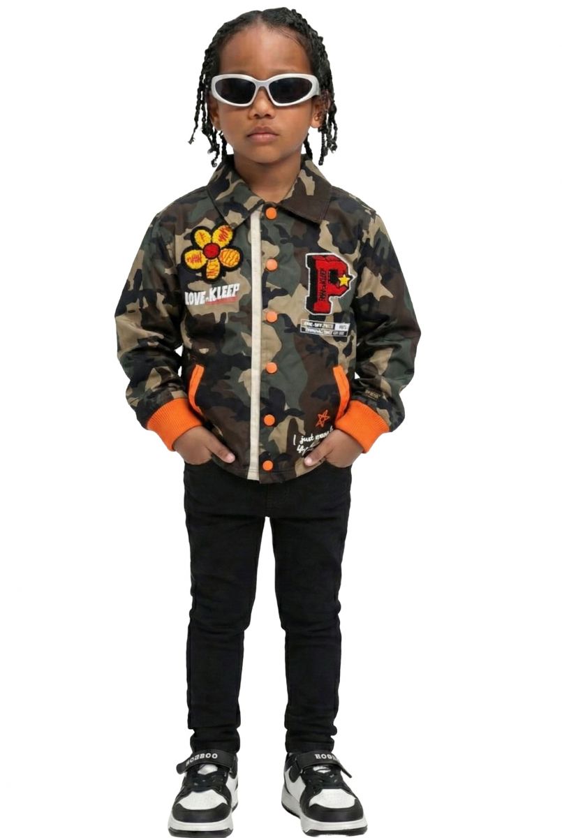KLEEP JAKIN Kid's Premium Nylon Coach Jacket KLP-B88935 - Karmaloop