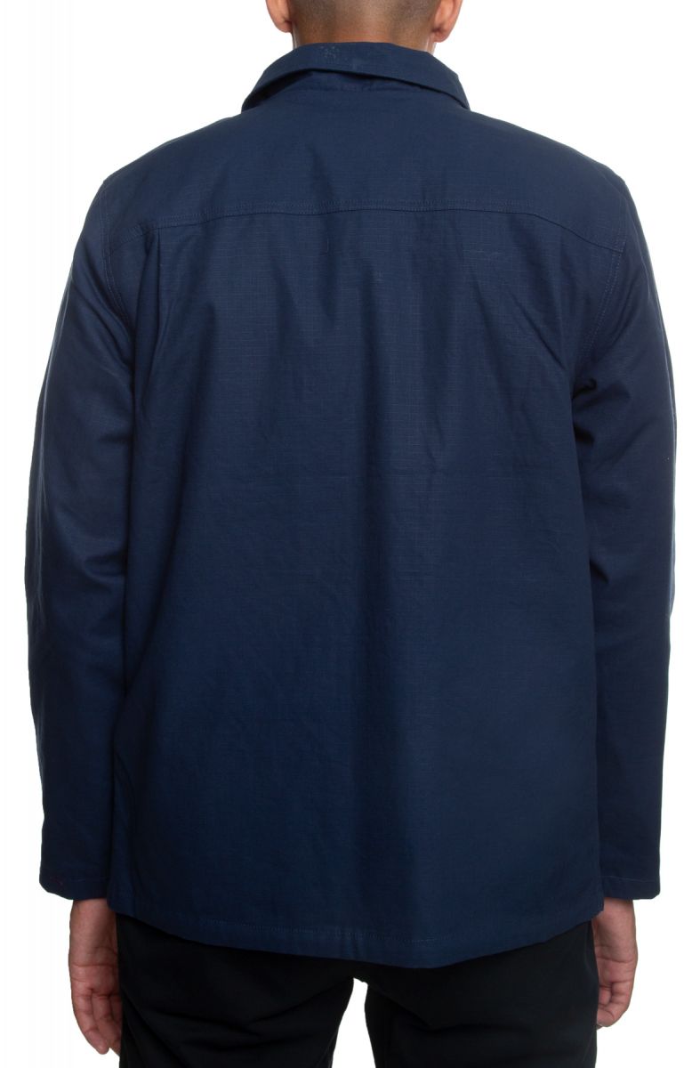 Drill Chore Coat in Blue