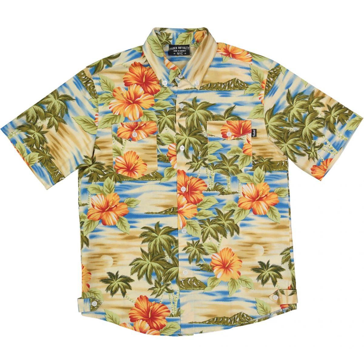 FADED ROYALTY PARADISE BUTTON UP FR-2019-1025 - Karmaloop