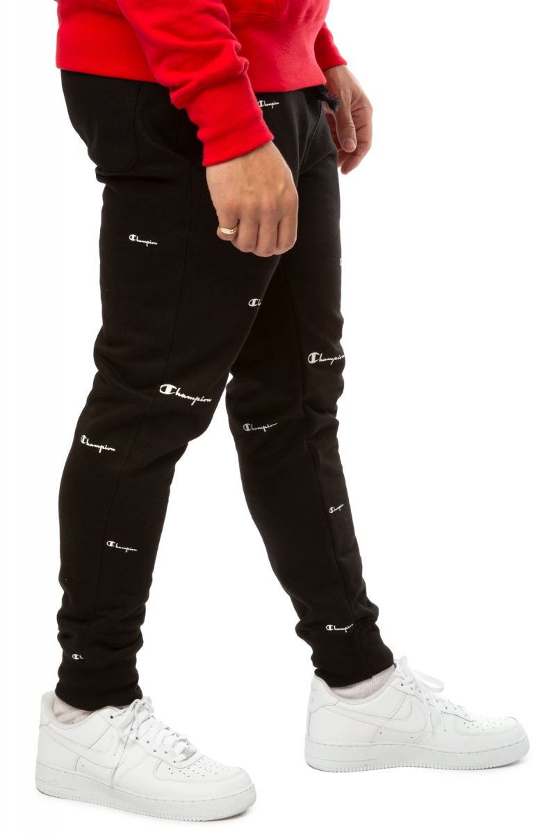 reverse weave camo joggers