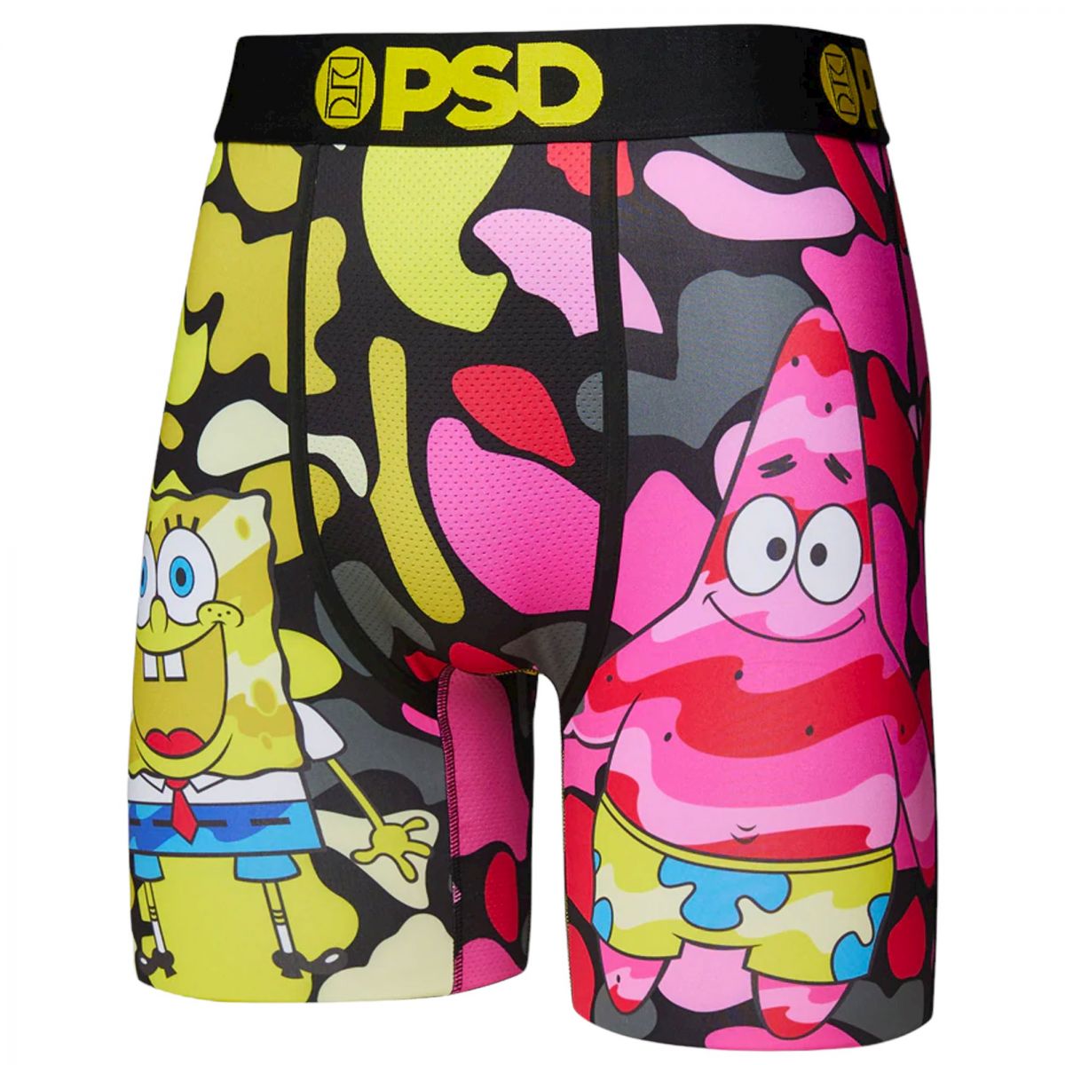 SALE FINAL SALE  PSD Underwear Spongebob Faces (Yellow)