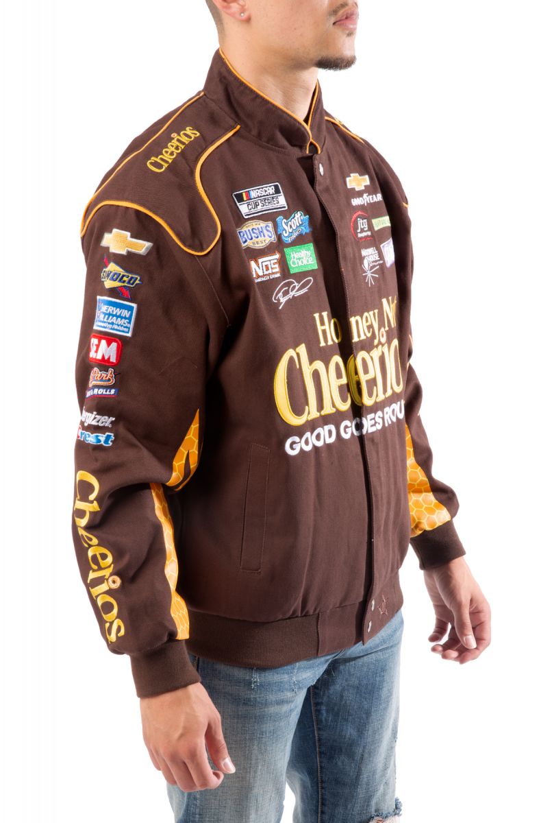 JH DESIGN Cheerios Racing Jacket RYP303CH21-BRN - Karmaloop