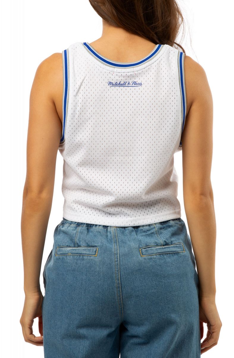 MITCHELL AND NESS Los Angeles Dodgers Mesh Cropped Jersey  MSTKEL18124-LADWHIT - Shiekh