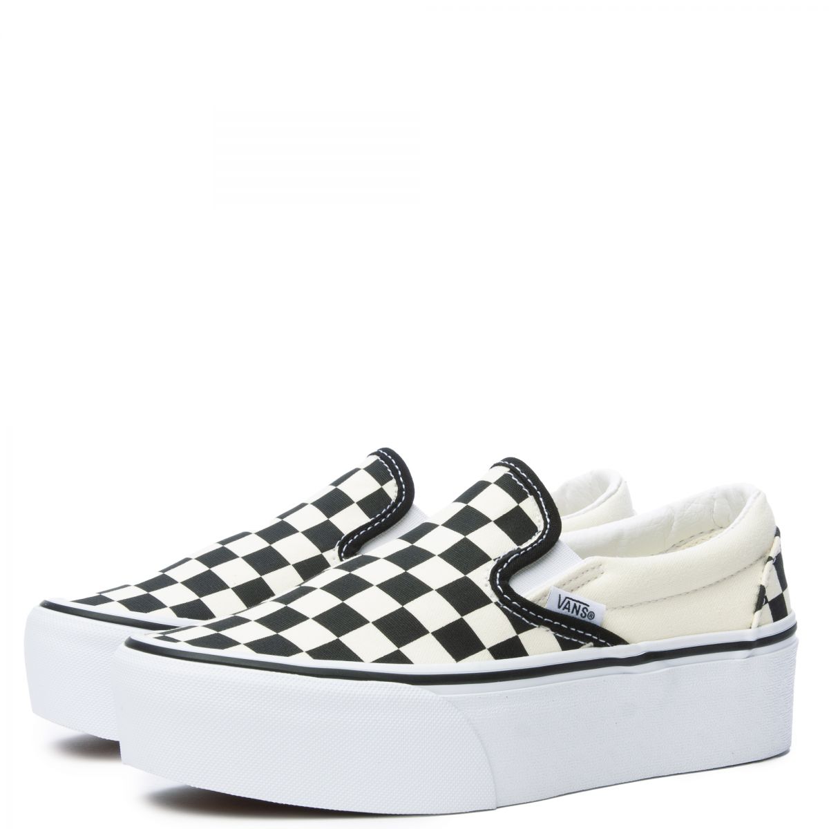 Vans Classic Slip-On Stackform sneakers in checkerboard