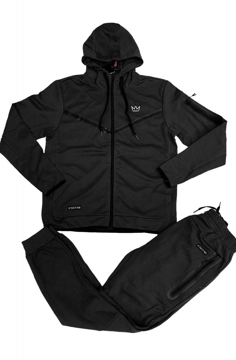NY STATE OF MIND Asym Tech Fleece Tracksuit ASYM0008 Karmaloop