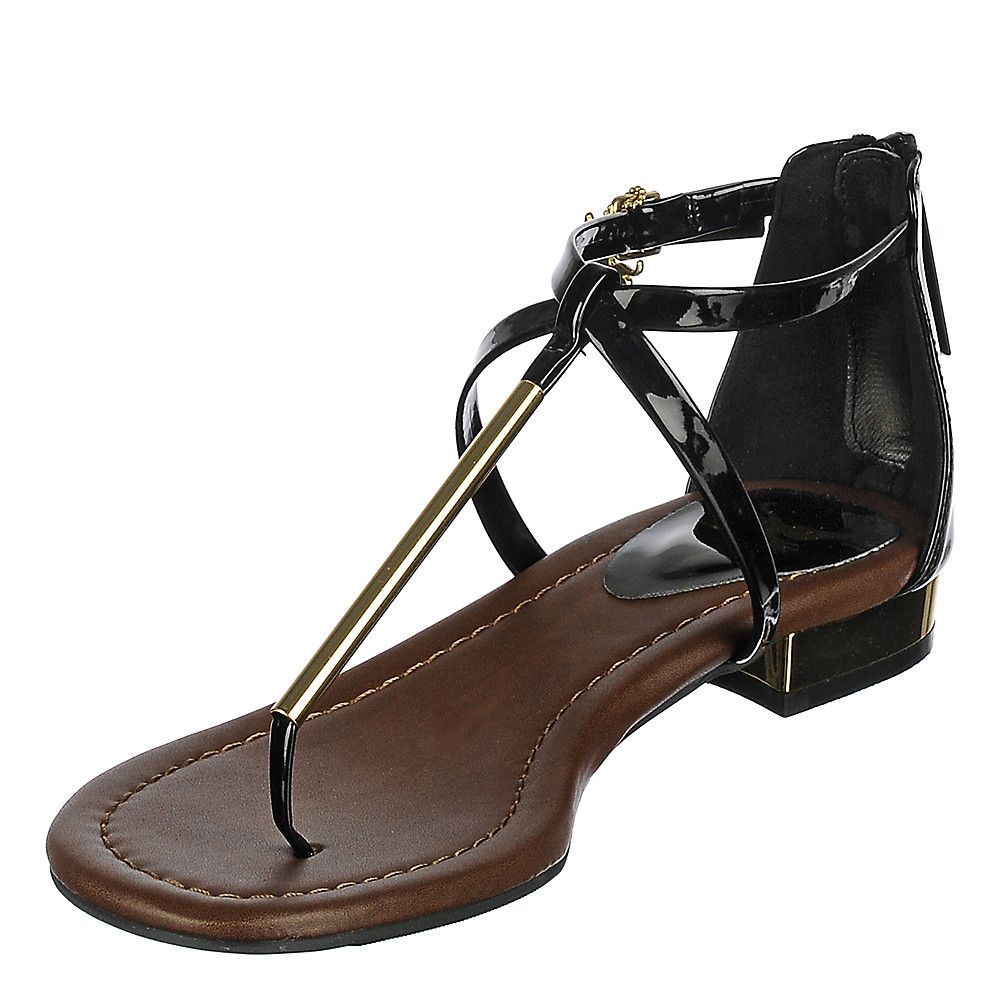 SOLE LA VIE 130 Thong Sandal Black 130/BLACK - PLNDR