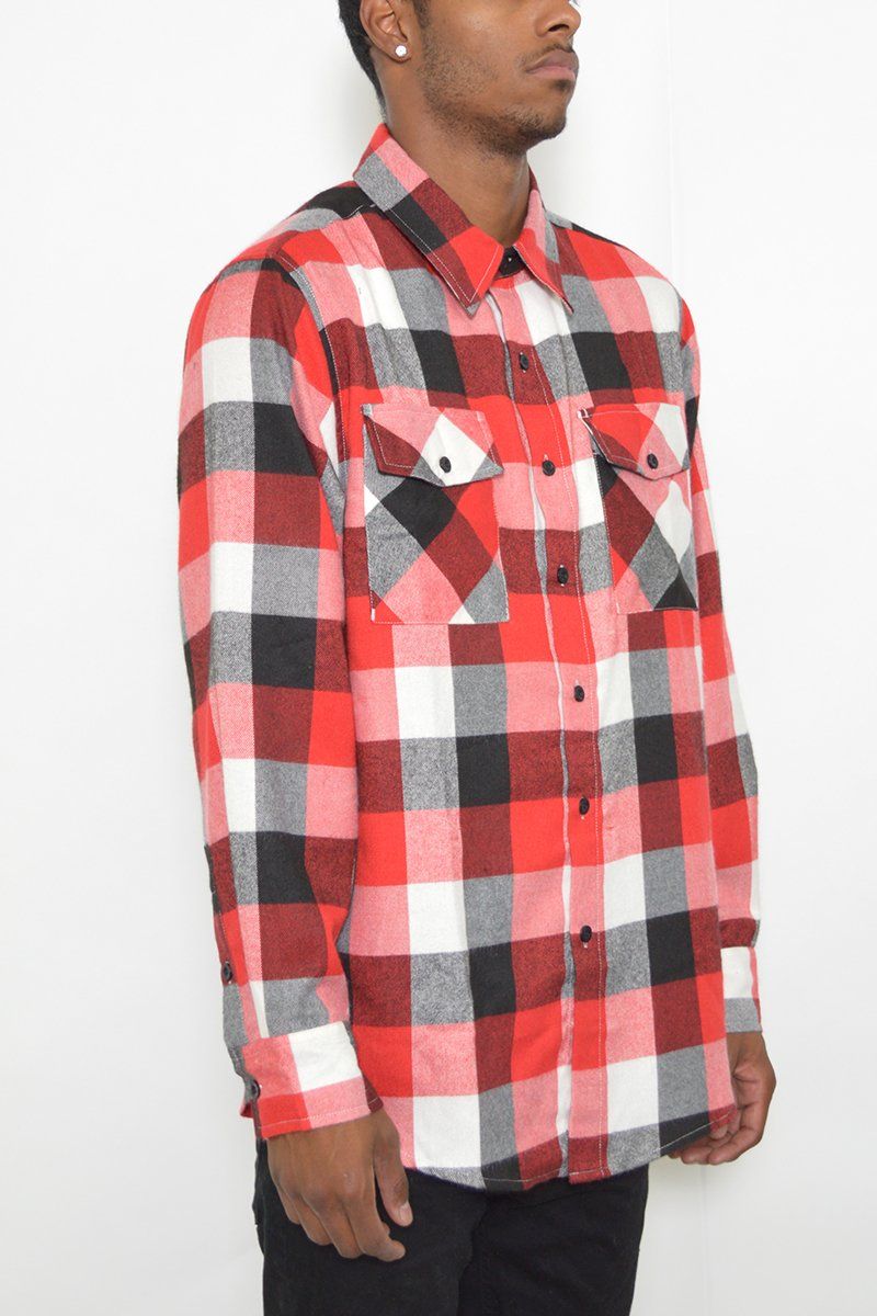 flannel checkered jacket