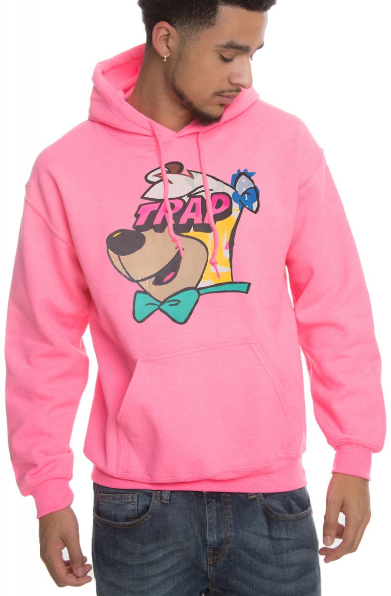 safety pink hoodie