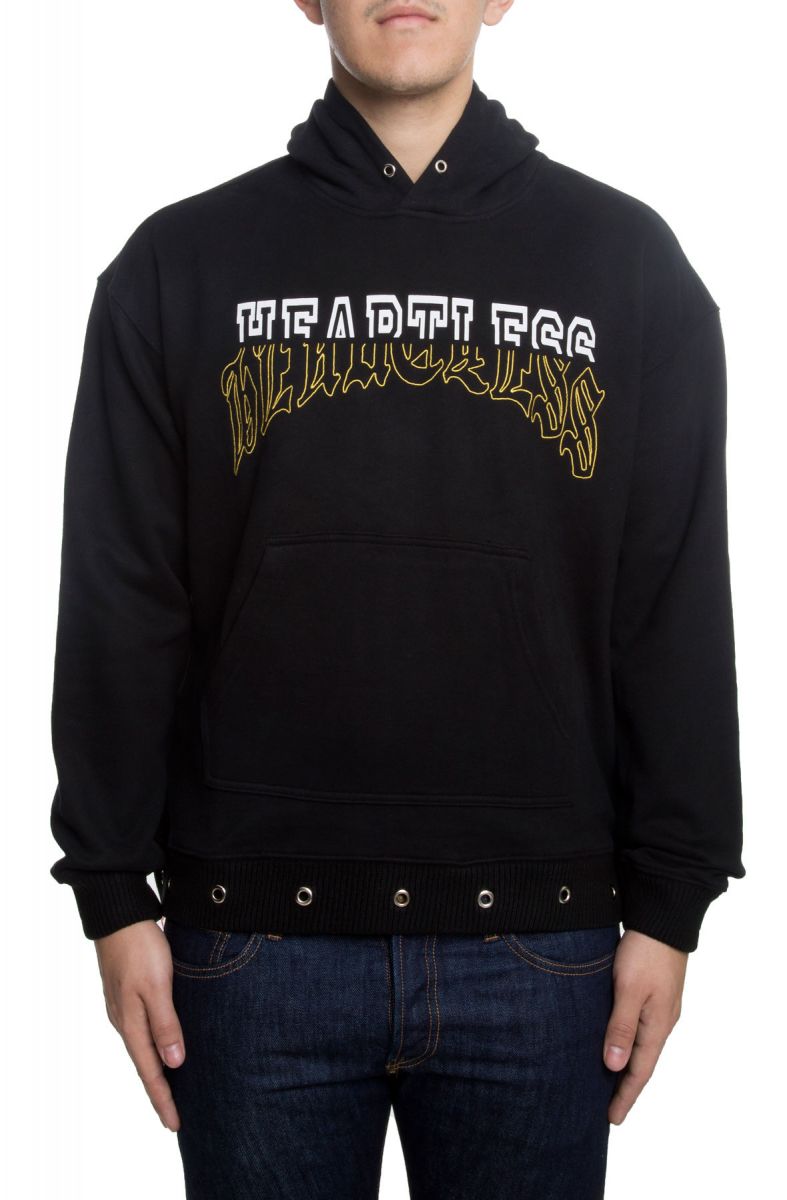 LIFTED ANCHORS The Young Scripted Hoodie in Black LAFA18-14BLK - Karmaloop