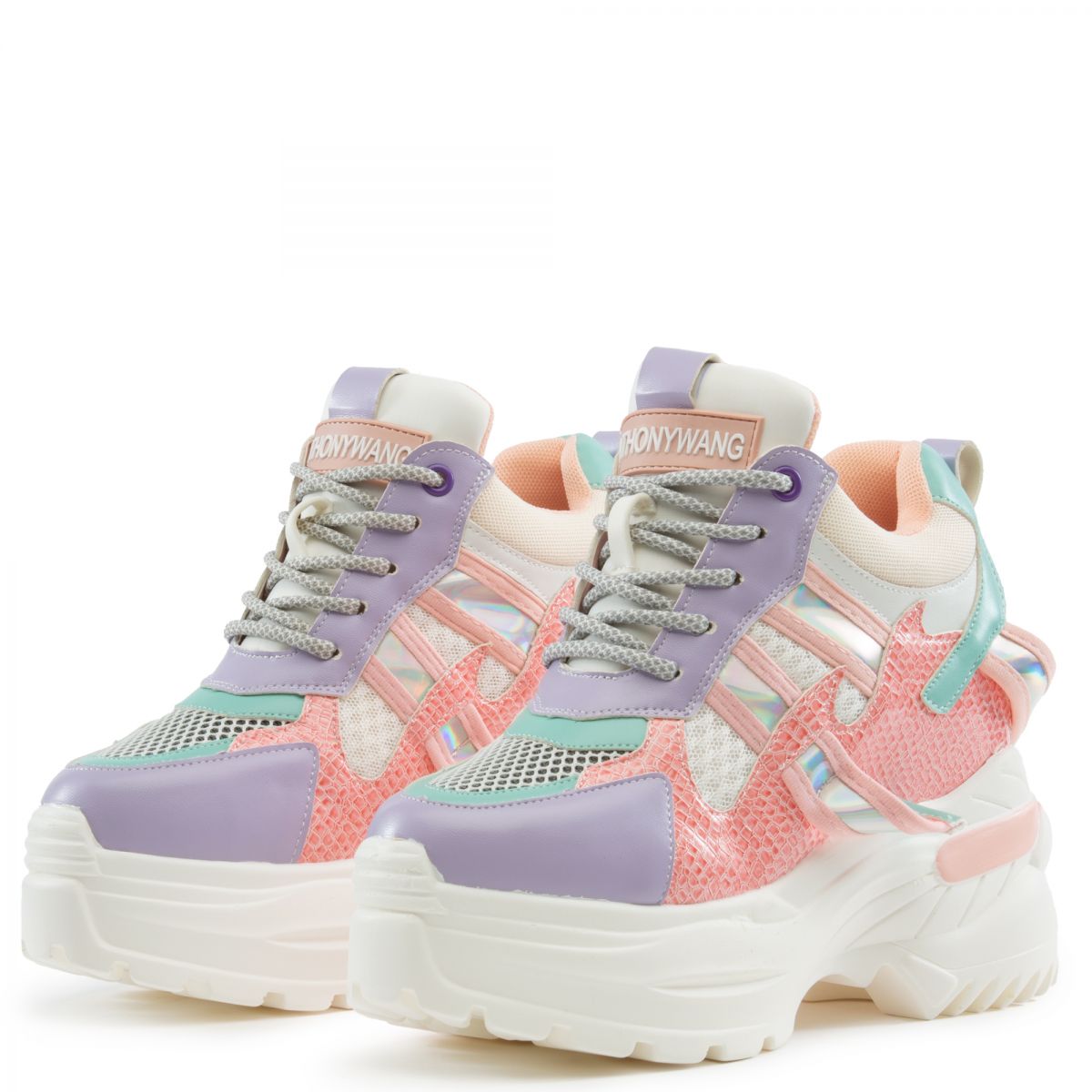 ANTHONY WANG Oval-04 Platform Sneakers OVAL-04-MLT - Karmaloop