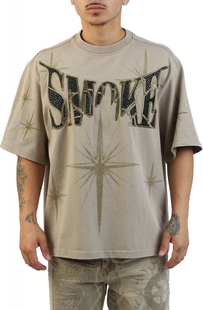 SMOKE RISE Stone Smoke T-Shirt KT26S426SK-CHIP - Karmaloop