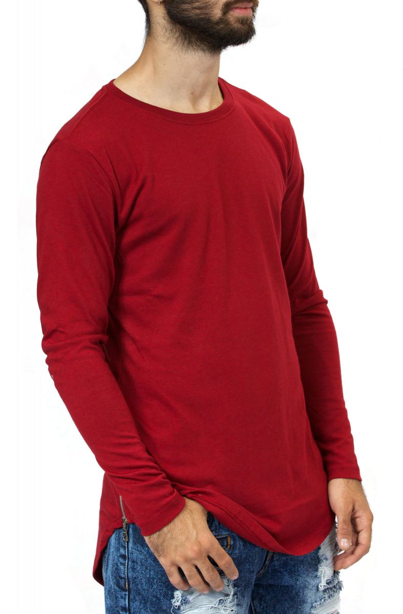 Tee With Zipper Trim