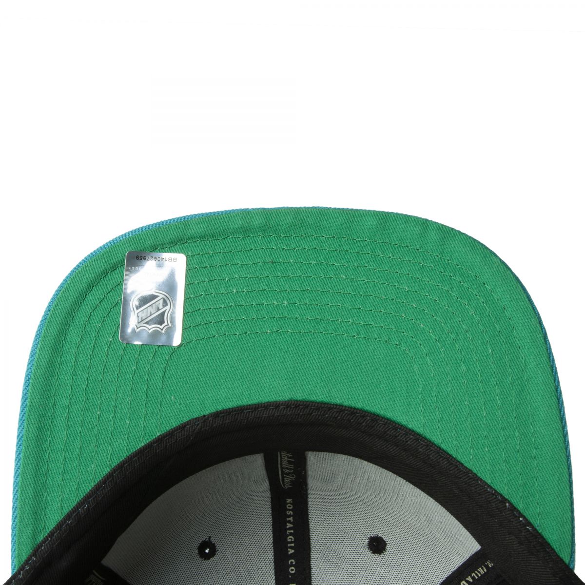 Mitchell & Ness Team Pin Snapback Hat San Jose Sharks