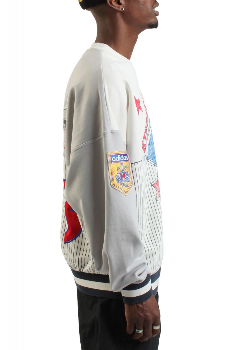 【ADIDAS ORIGINALS】Kingston Lions Baseball スウェット Vintage Adidas Sweater SIZE S Baseball Kingston Lions Best