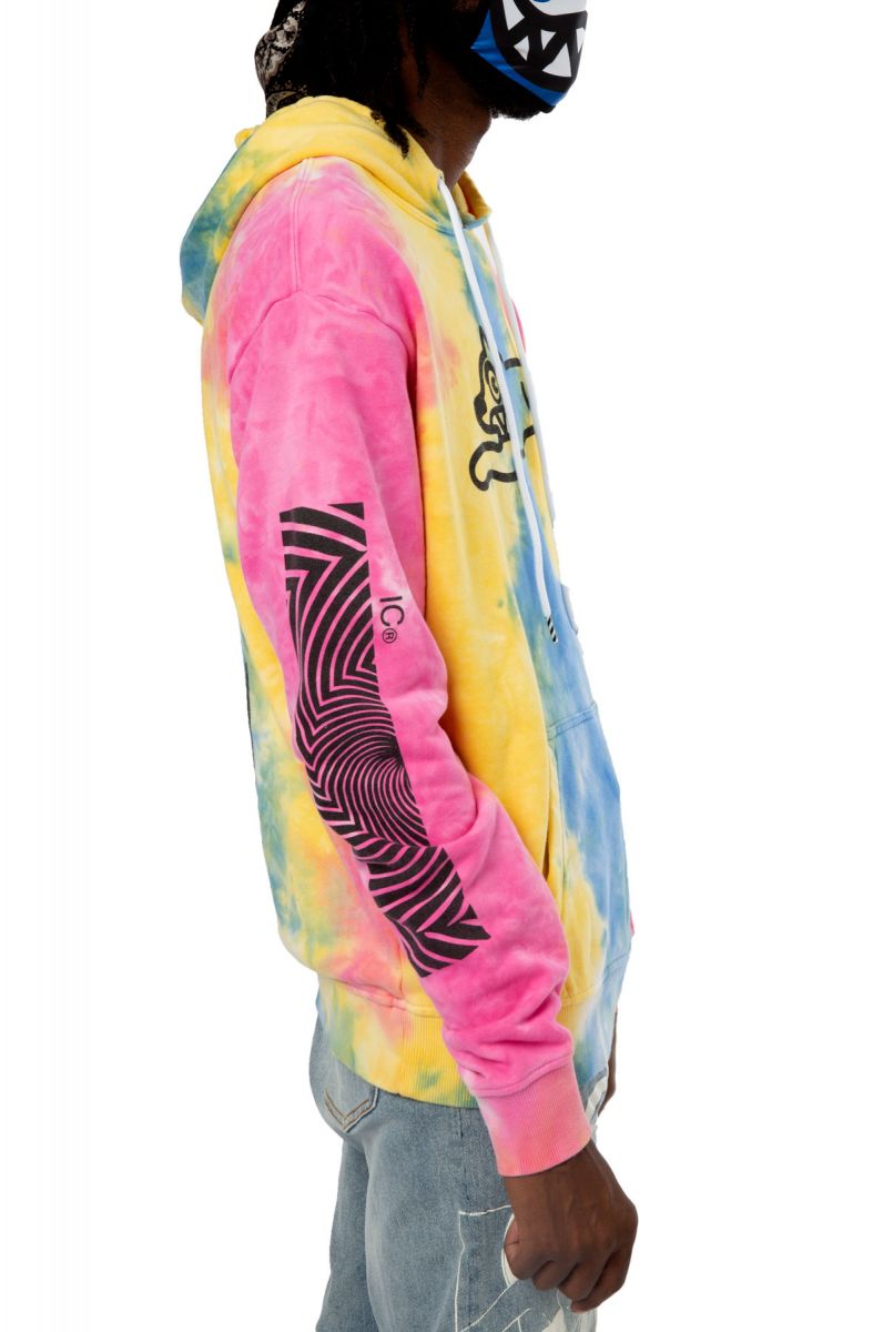 Ice cream tie dye hoodie Clearance