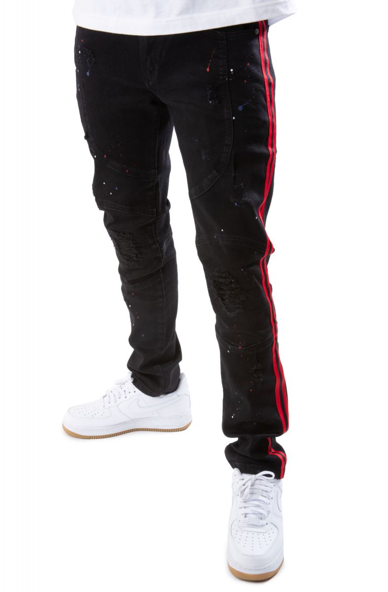 HIGH CALIBER Franklin Taped Jean C12832-BLK - Karmaloop