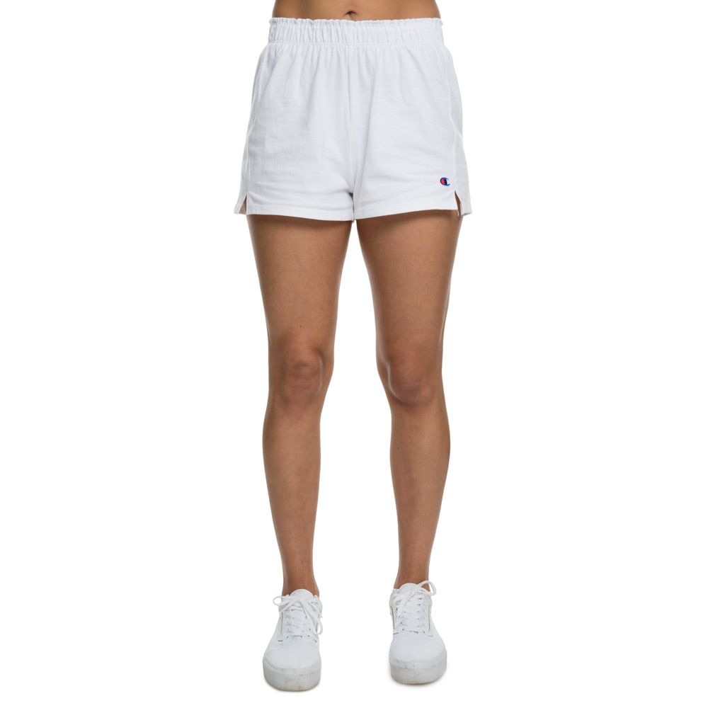 champion practice shorts white