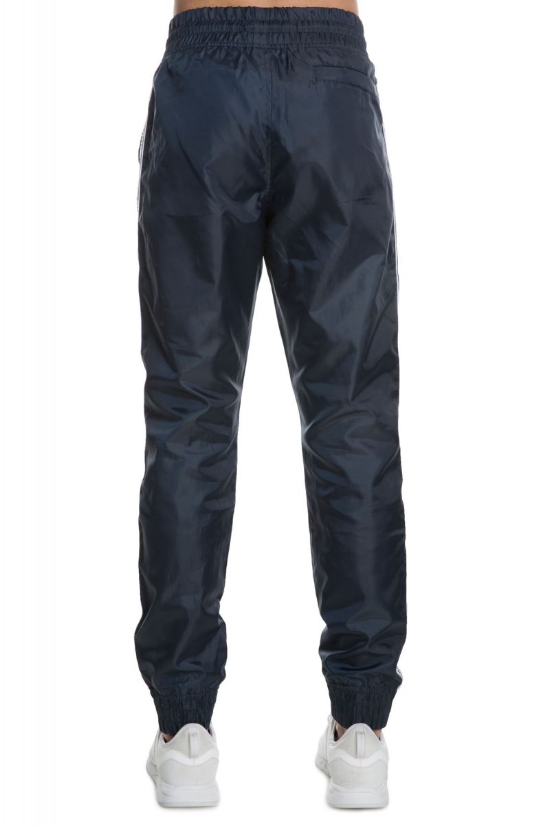 REBEL MINDS The Retro OG Nylon Swisher Jogger Sweats in Navy and Red 81 ...