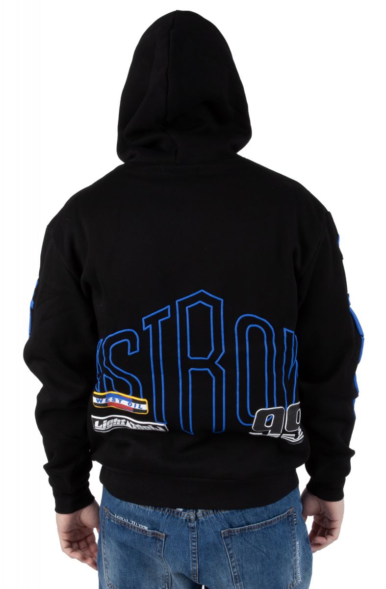FIRST ROW Racing Decal Hoodie FRF2430BLK Karmaloop