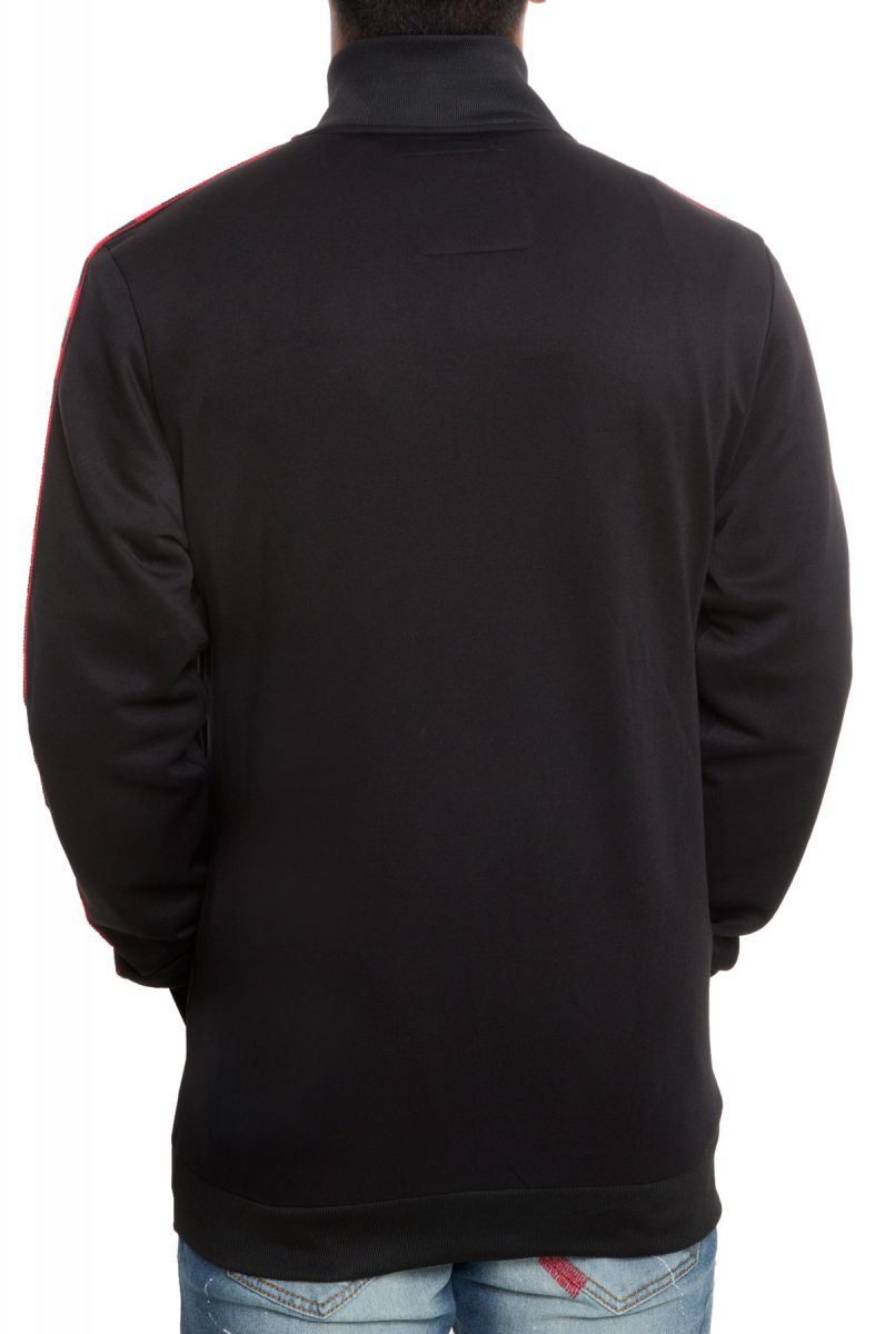 REASON The Parkway Check Track Jacket in Black Checker T11BLK PLNDR