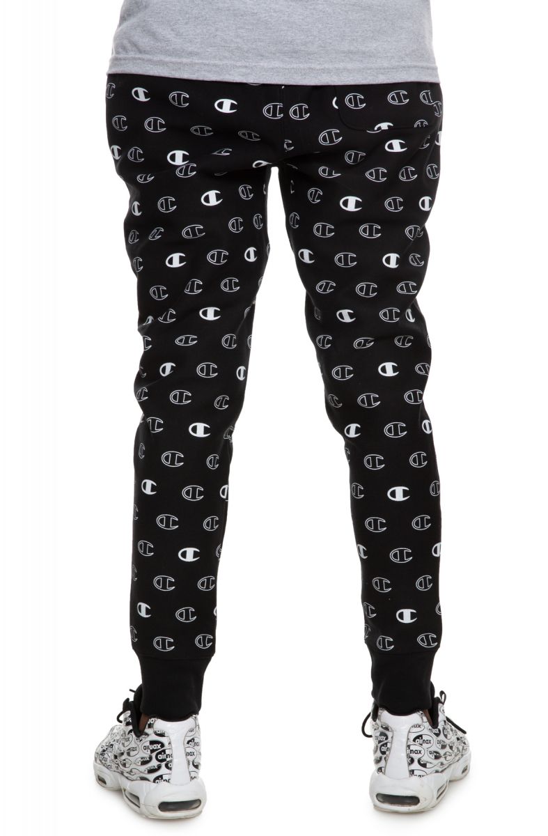 champion all over print joggers