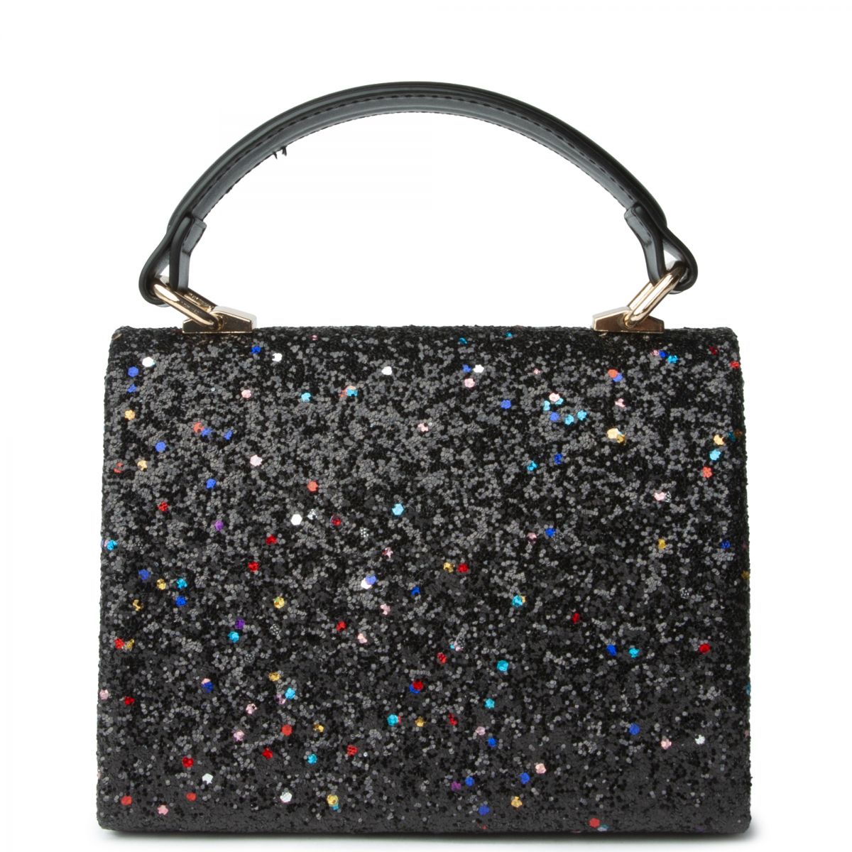 H&D ACCESSORIES, INC Glitter Flat Bag HPC5197BK Karmaloop