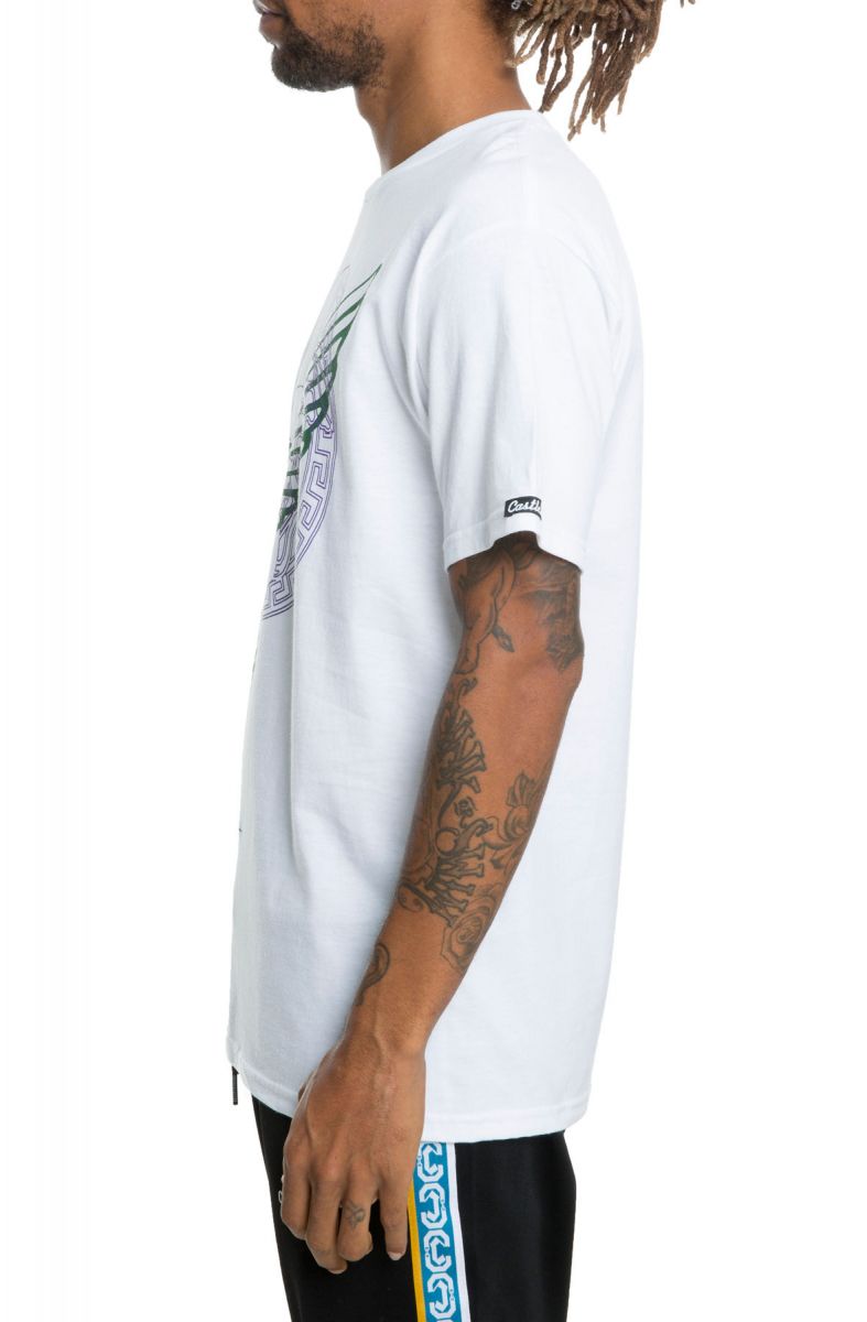 CROOKS AND CASTLES The Royal Highness Tee in White I1870706WHT Karmaloop