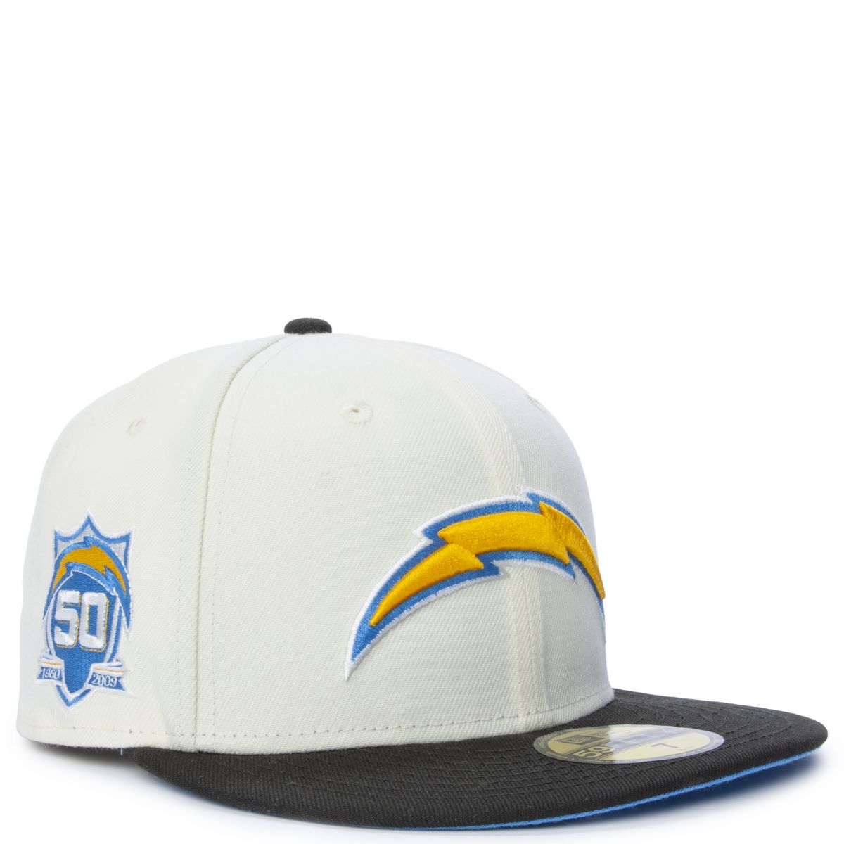 NEW ERA CAPS Los Angeles Chargers 50th Anniversary 59Fifty Fitted