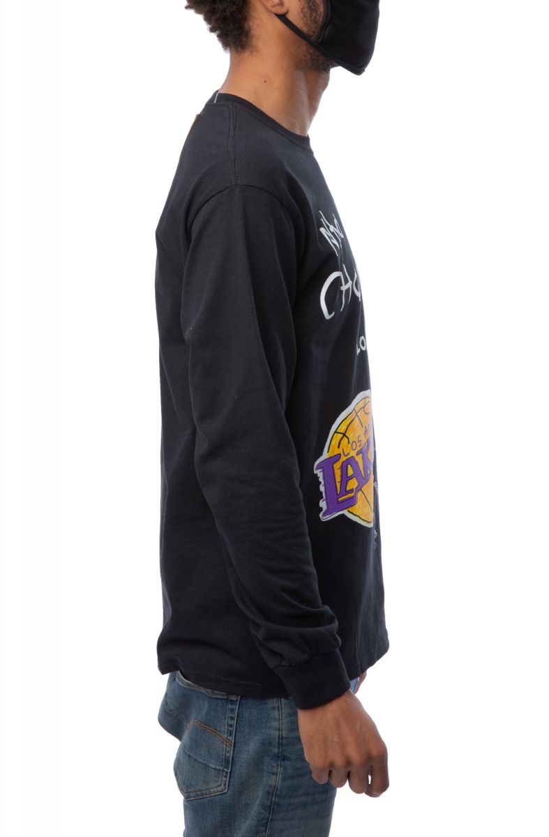 AFTER SCHOOL SPECIAL Lakers Long Sleeve Tee HNBA.200.1.LAKERS-VBLK -  Karmaloop