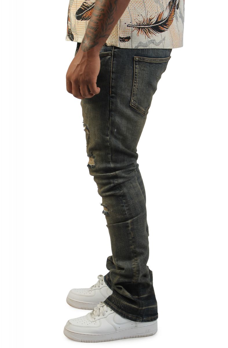 FBRK Alliance Flared Stack Jean SP26OWC803-DARK - Karmaloop