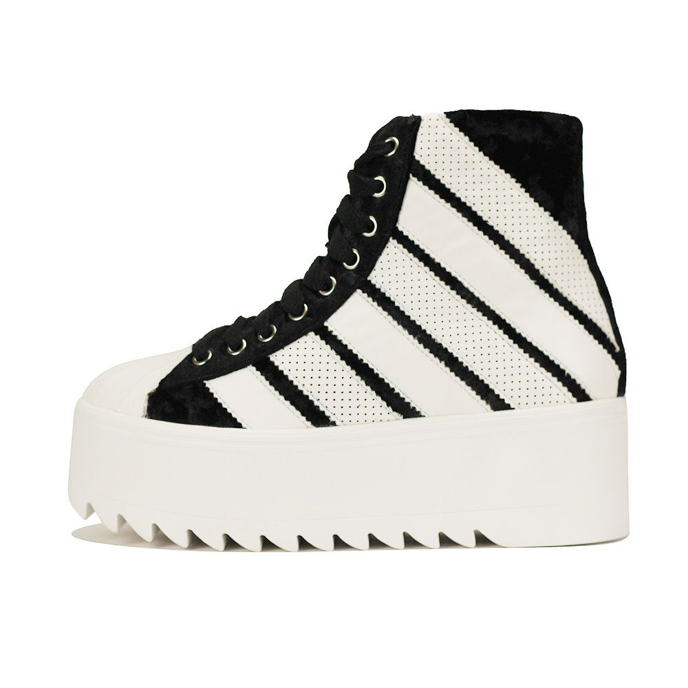 jeffrey campbell black platform sneakers