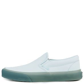 VANS The Women's Classic Slip-On Translucent Gum in Wan Blue ...