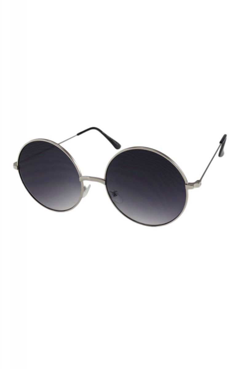MQ SUNGLASSES The Enzo Sunglasses in Silver and Smoke MQ4805-SILSMK ...