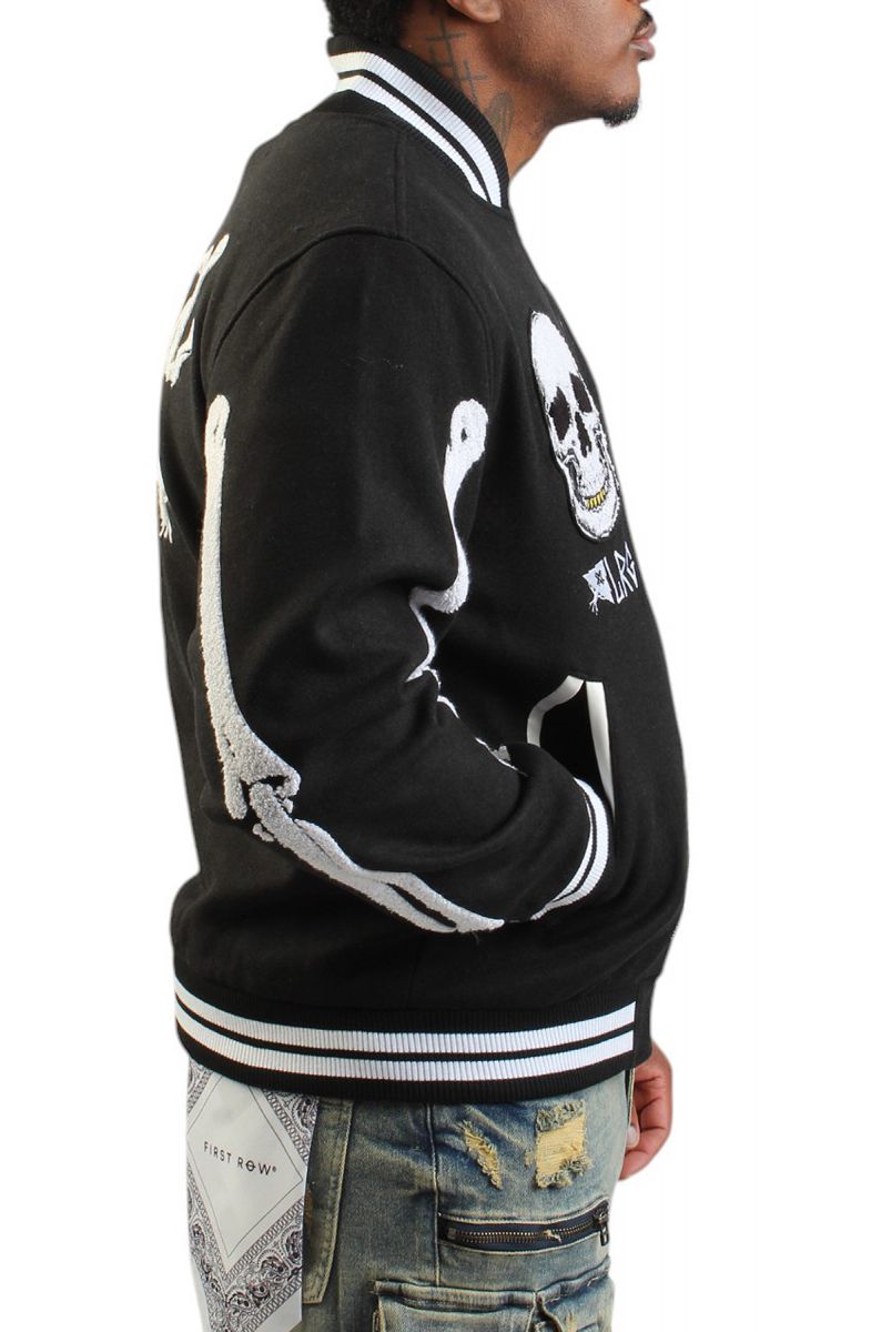 LRG 99 BONES VARSITY JACKET L3GFMJKXX - Karmaloop LRG 99 BONES VARSITY JACKET L3GFMJKXX - Karmaloop