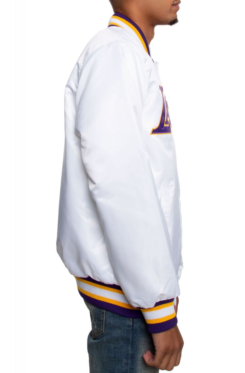 STARTER Los Angeles Lakers Blown Up Logo Jacket LS230561 LLK - Karmaloop