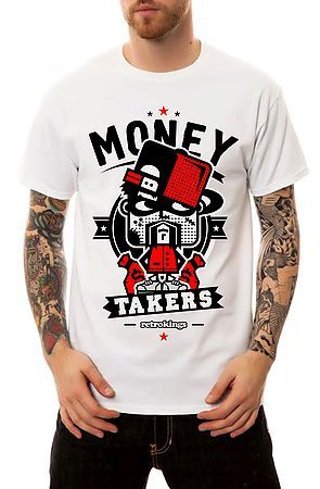 THE RETRO KINGS The Money Takers T-Shirt In White MONEY_TAKERS_WHT ...