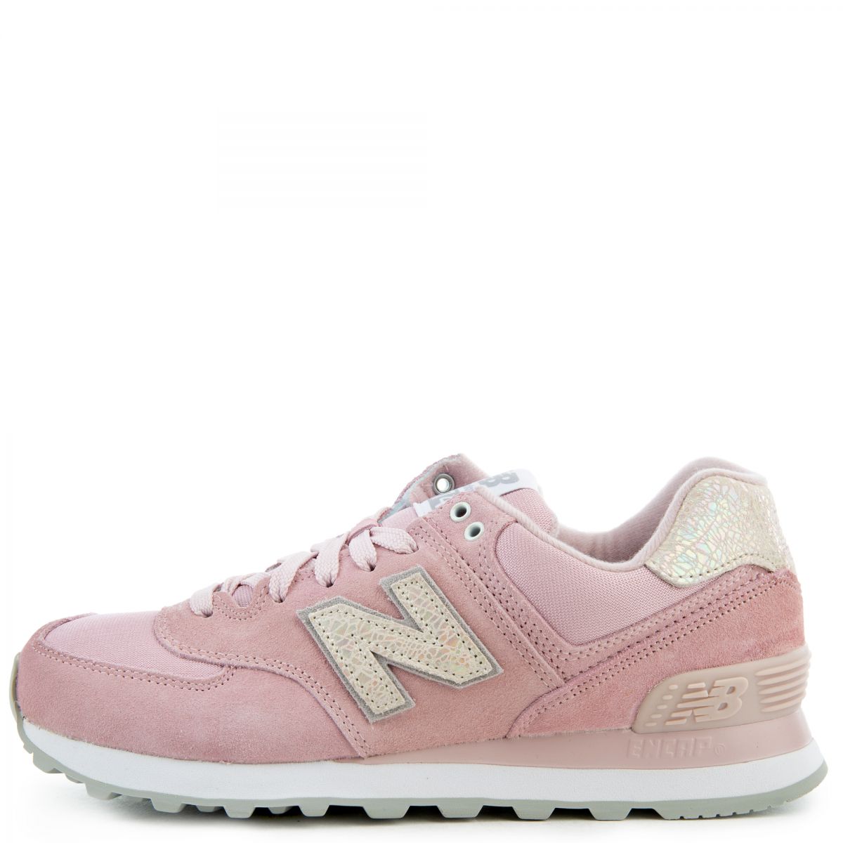 new balance 574 shattered pearl sneakers