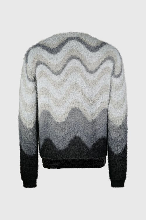 HIDEOUT Mohair Knit Crewneck Sweater THC-MO-XA-SHADEGREY - Karmaloop
