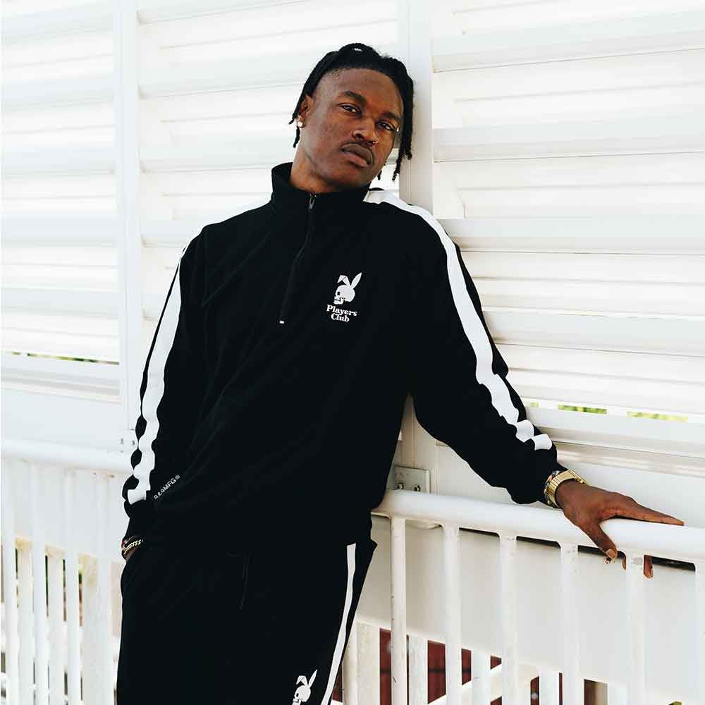 8&9 MFG CO. Papi Chulo Velour Top Black TJPAPBLK-BLACK - Karmaloop