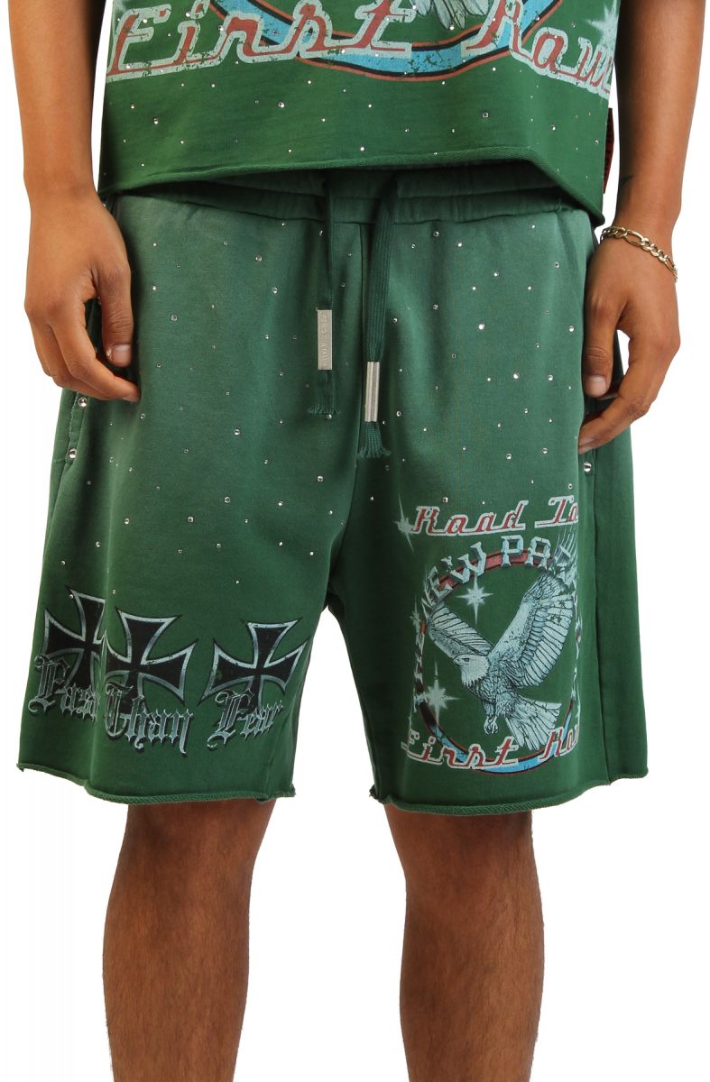 FIRST ROW Constant Practice Shorts FRBS1008A-GRN - Karmaloop